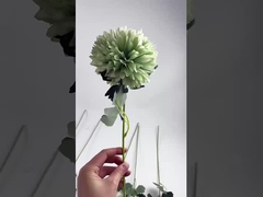 नया निर्माता शादी के रेशम के फूलों के लिए स्टॉक में कृत्रिम फूल एकल प्याज गेंदों की आपूर्ति करता है, ho