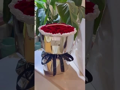 मिरर-फिनिश्ड फूलों के लिए लिपटे हुए कागज, चांदी का चमकदार कागज, जलरोधक मोटा हुआ सेलोफेन, DIY मैट