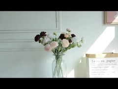 उच्च अंत ins नॉर्डिक शैली झुंड 3 सिर के हजार के आकार का कमल कृत्रिम फूल घर लिविंग रूम d