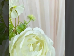 नकली गुलाब का गुलदस्ता, रेशम का फूल, प्लास्टिक का फूल, नकली फूल, एकल शाखा वाले कमरे की सजावट