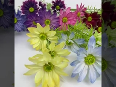 अनुकरण ग्रीष्म ऋतु ख्रिसंथेम भाग्यशाली बाल्टी फूल व्यवस्था शादी की फोटोग्राफी सजावट उद्यान