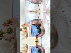 नई ऑनलाइन कोरियाई रिबन ट्यूलिप बर्फ रेशम रिबन फूल पैकेजिंग बाल सामान धनुष कपड़े रिबन