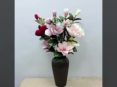 सीमा पार सिमुलेशन ईवीए फोम मैग्नोलिया घरेलू आंतरिक झूठी फूल सजावट स्पर्श मैग्नोलिया