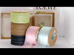 कोरियाई शैली के प्रीमियम दो रंग के चमकदार ऊर्ध्वाधर झुर्रियों वाली बर्फ गाज बेल्ट