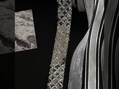 क्यूक्सी ब्लैक सिल्वर सीरीज रिबन