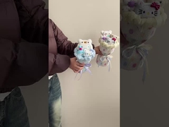 डोपामाइन पोल्का डॉट कपड़े समाप्त गुलदस्ता साबुन गुलाब वेलेंटाइन दिवस सबसे अच्छे दोस्तों और लड़की के लिए उपहार