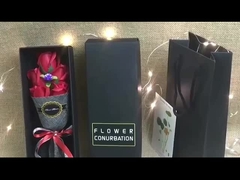 गर्म बिक्री रचनात्मक कृत्रिम फूल साबुन, 5 गुलाब गुलदस्ता, प्रेमिका जन्मदिन उपहार कारखाने प्रत्यक्ष