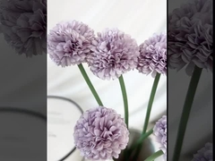 नकली फूल 6-टुकड़ा मिनी गेंद घर सजावट भोजन की मेज फूल होटल नरम सजावट फूल