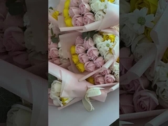 18-गुलाब साबुन फूल उपहार बॉक्स, साबुन फूल गुलदस्ता, वेलेंटाइन डे, क्रिसमस उपहार, जन्मदिन छोटा प