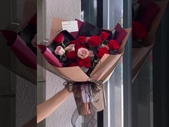 नई ज्वार कागज मोटी मैट फिल्म फूल फूल पैकेजिंग कागज