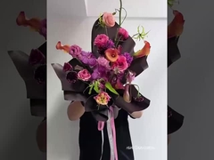 पसंदीदा मैट मैट मैट फ्रॉस्टेड पुष्प फूल लपेटने का कागज