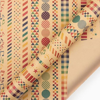 खरीदें क्राफ्ट पेपर गिफ्ट रैप पेपर रोल इंकजेट प्रिंटिंग टेक्नोलॉजी ऑनलाइन निर्माण