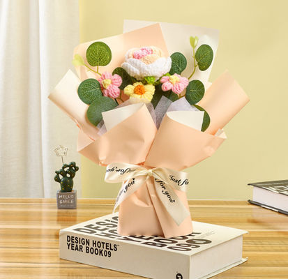 खरीदें विविधता फूल बुना हुआ कृत्रिम फूल 30x24 सेमी ऑनलाइन निर्माण