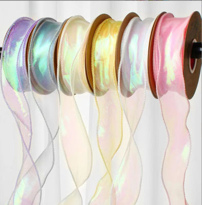 अच्छी कीमत 4 सेमी6 सेमी रंगीन फिशटेल यार्न रिबन फैक्टरी बैग्ड फ्लावर आर्ट बड सिल्क बुनाई बेल्ट केक बेकिंग बैग बांडिंग स्ट्रैप थोक ऑनलाइन