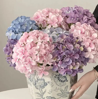 खरीदें घर की सजावट कृत्रिम फूल हॉर्टेंजिया रेस्तरां सजावट फूल व्यवस्था शादी की व्यवस्था बड़े हॉर्टेंजिया ऑनलाइन निर्माण
