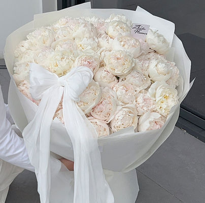 खरीदें फ्रेंच मोती बर्फ साटन कपड़े फूल गुलदस्ता DIY धनुष सजावट पुष्प सामग्री ऑनलाइन निर्माण