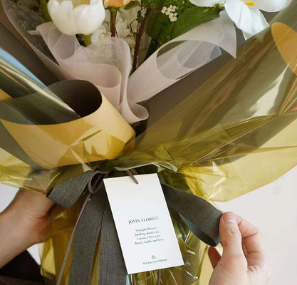 खरीदें बैंगनी रंग में वेलेंटाइन डे बेकिंग और फूल की दुकान पैकेजिंग DIY सामग्री के लिए कोरियाई शैली का सॉफ्ट लिनन रिबन गुलदस्ता टाई ऑनलाइन निर्माण