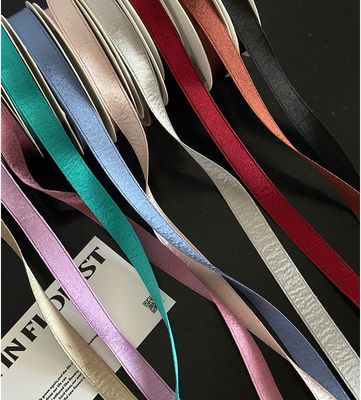 खरीदें 1.5 सेमी/10 मीटर पॉलिएस्टर चमकदार मखमली रिबन फूल गुलदस्ता DIY रिबन बेकिंग और हस्तनिर्मित फूलों की सामग्री के लिए टाई ऑनलाइन निर्माण