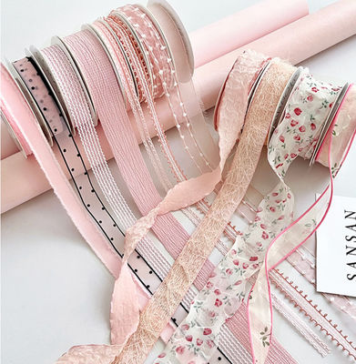 खरीदें रिझाओ हनी सीरीज़ रिबन फ्लावर गुलदस्ता सजावट फ्लोट हस्तनिर्मित पुष्प DIY उपहार पैकेजिंग पट्टियाँ पॉलिएस्टर सामग्री रंग स्थिरता ऑनलाइन निर्माण