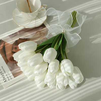 खरीदें ट्यूलिप गुलदस्ते, नकली फूल, नकली फूल, लिविंग रूम की सजावट, फूलों की सजावट, रेशम के फूल, प्लास्टिक के फूल, खाने की मेज के फूल, फूलों की सजावट online manufacture