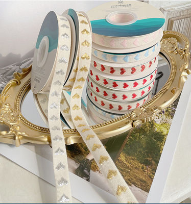 खरीदें उच्च दृढ़ता प्रेम कढ़ाई रिबन गुलदस्ता फूल पैकेजिंग रिबन कोरियाई फूल रिबन हस्तनिर्मित DIY सामग्री ऑनलाइन निर्माण