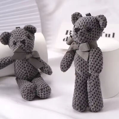 खरीदें कुंजी आस्तीन आस्तीन गुड़िया उपहार बेबी उपहार हस्तनिर्मित Crochet Bear खिलौने भरवां गुड़िया बेबी आराम गुड़िया नरम प्लश खिलौने ऑनलाइन निर्माण