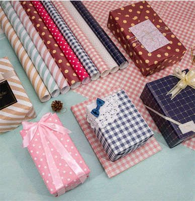 खरीदें 80GSM टियर रेसिस्टेंट रिसाइक्लेबल रैपिंग पेपर रोल 1 रोल ऑनलाइन निर्माण