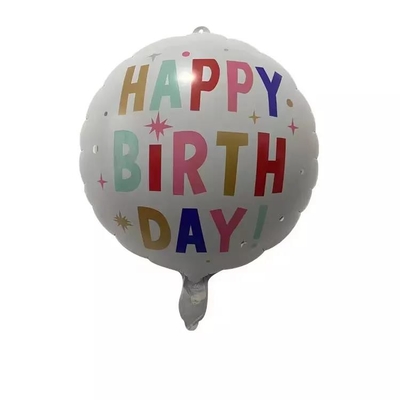 अच्छी कीमत थोक प्रतिस्पर्धी मूल्य 18 इंच गोल गुब्बारे जन्मदिन मुबारक हो सजावटी पन्नी गुब्बारे ऑनलाइन