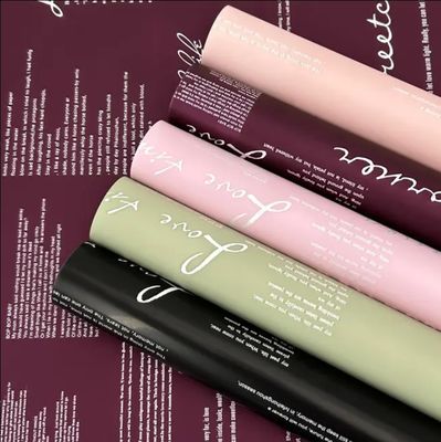 अच्छी कीमत रंग अनुकूलित अपारदर्शी फूल लपेटने का कागज ताजा पुष्प गुलदस्ता के लिए जलरोधक ऑनलाइन