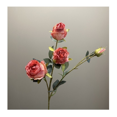अच्छी कीमत Retro charred rose artificial flower घर की सजावट, शादी की सजावट ऑनलाइन