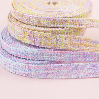 Xiaoxiang Wind Pressure Cloth Strip Ribbon DIY Pressing Strip हस्तनिर्मित धनुष बाल सहायक उपकरण हेयर क्लिप कपड़े सहायक उपकरण कपड़े रिबन