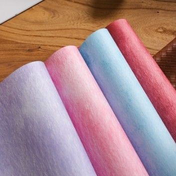 अच्छी कीमत इंक डाई टेक्सचर में फूलों की लपेटन और गुलदस्ता पैकिंग पेपर, रंगों की विस्तृत श्रृंखला के साथ ऑनलाइन