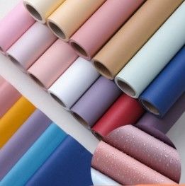 अच्छी कीमत फ्लोरिस्ट पैकिंग और गुलदस्ते पैकिंग के लिए ठोस रंग में फूलों के फूल पैकिंग पेपर शिपिंग समय 30-45 दिन ऑनलाइन