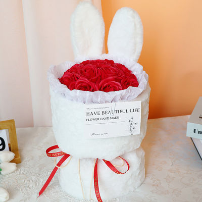 अच्छी कीमत किसी महोत्सव फूल व्यवस्था गुलदस्ता, मातृ दिवस उपहार, प्यारा खरगोश कान, कृत्रिम फूल, साबुन, फूल गुलदस्ता तैयार उत्पाद ऑनलाइन