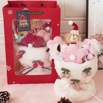 अच्छी कीमत अपनी प्रेमिका और सबसे अच्छी दोस्त के लिए वेलेंटाइन डे और क्रिसमस के उपहारः गुड़िया, गुलदस्ते, हाथ से बने खिलौने और फूलों के उपहारों के साथ एक स्टॉल स्थापित करें ऑनलाइन