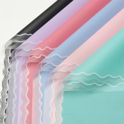 अच्छी कीमत लहर-किनारे अर्ध-पारदर्शी DIY गुलदस्ता पेपर पार्टीसु पुष्प कला सामग्री शिपिंग समय 30-45 दिन ऑनलाइन