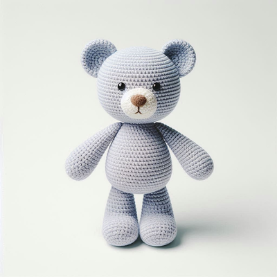 अच्छी कीमत हस्तनिर्मित Crochet Amigurumi Bear Crochet Doll Baby Soft Teddy Bear बच्चों के लिए पशु खिलौना ऑनलाइन