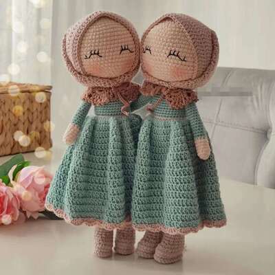 अच्छी कीमत बालिका के लिए कस्टम Crochet हस्तनिर्मित सुंदर बेबी उपहार भरवां खिलौना Amigurumi गुड़िया ऑनलाइन